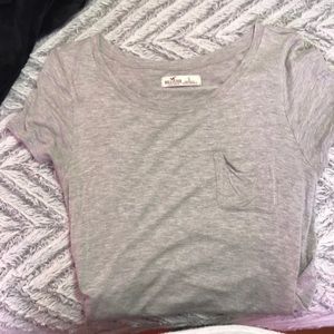 Hollister Grey T Shirt Dress